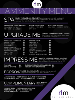 Menu Design by JAGGER for this project | Design: #4816567