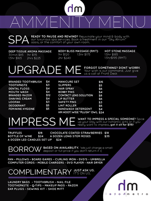 Menu Design by JAGGER for this project | Design: #4831036