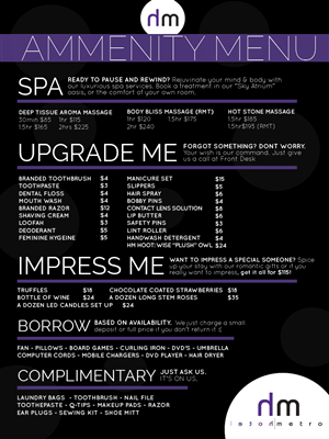 Menu Design by JAGGER for this project | Design #4831074