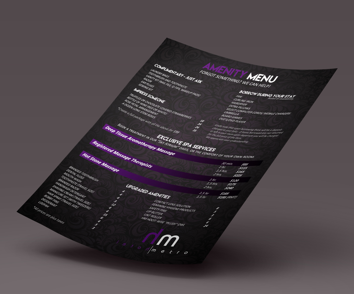 Diseño de Menú por Ælx para este proyecto | Diseño #4832663