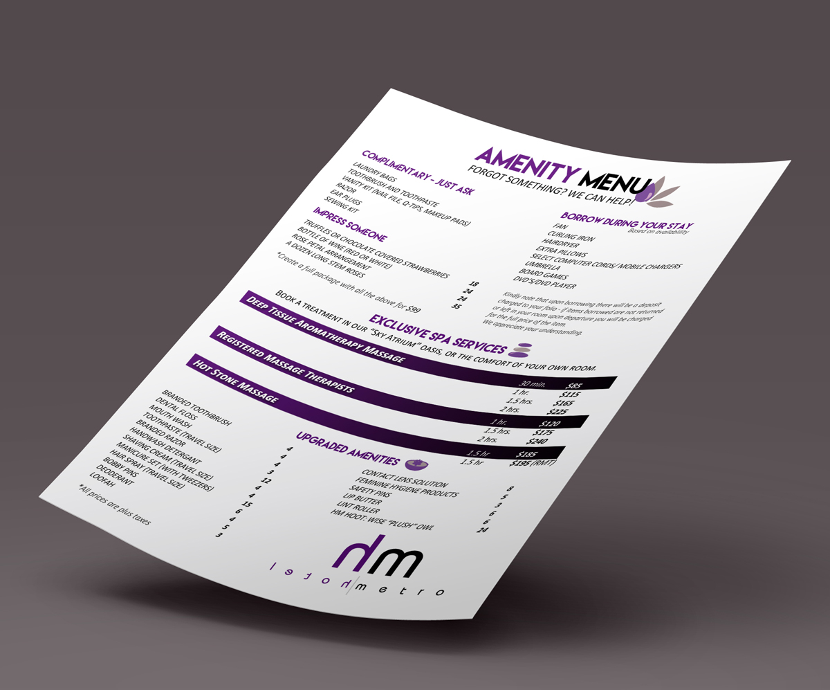 Menu Design by Ælx for this project | Design #4833807
