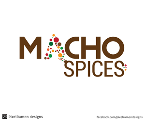 MACHO SPICES | Logo Design by Noche designs