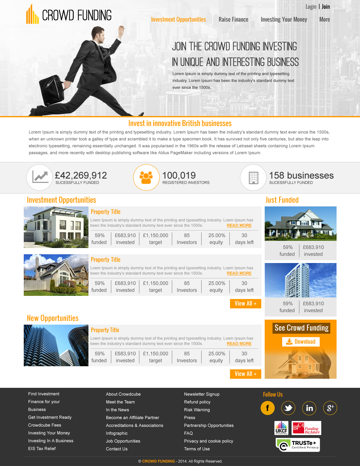 Design Wordpress par rightway pour Securefunding.co.uk | Design #4812761