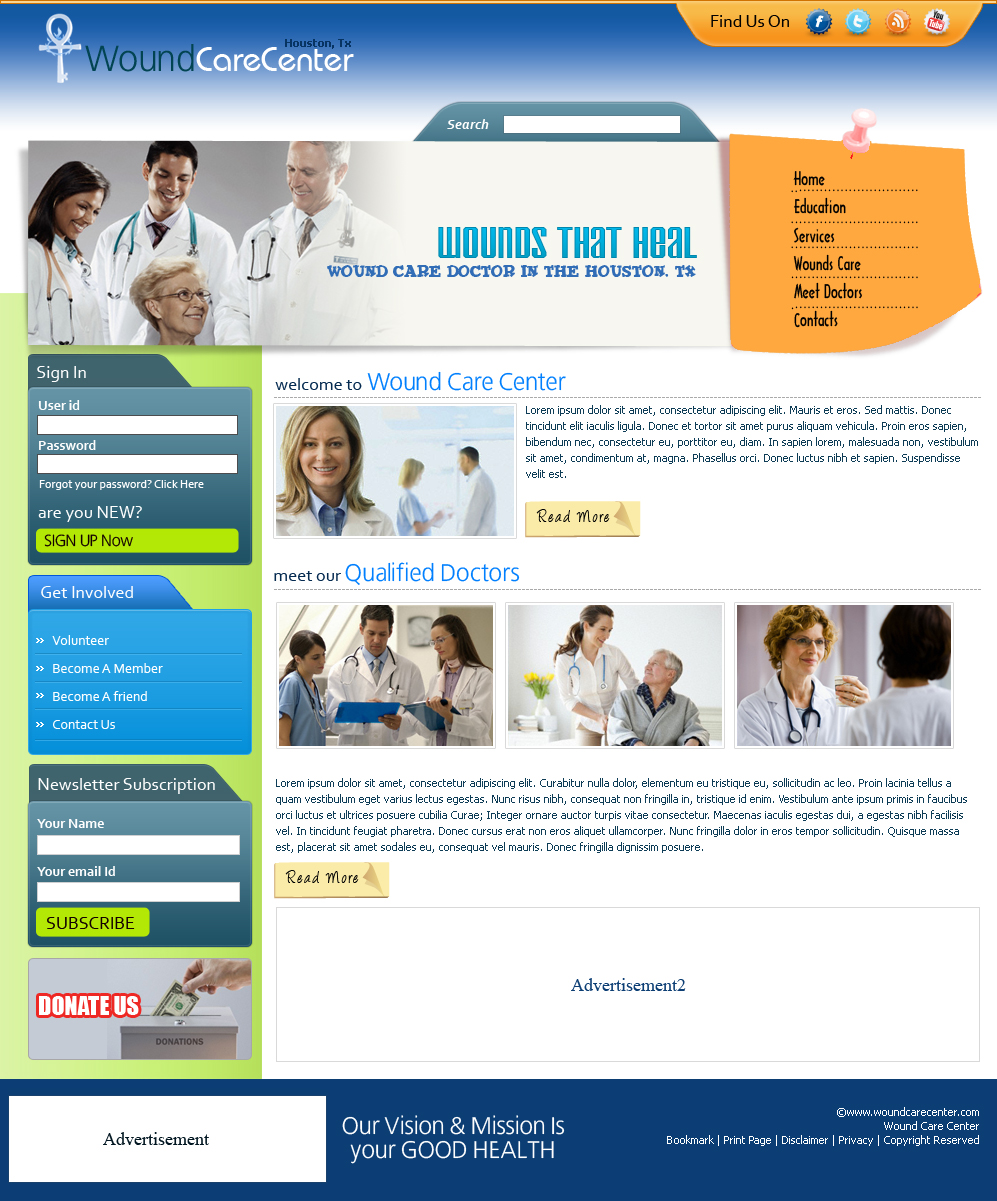 Web Design by Expert Designer for this project | Design #238218