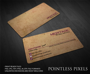 Diseño de Tarjeta de Presentación por Pointless Pixels India para este proyecto | Diseño: #4804665