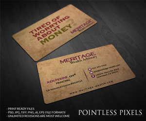 Diseño de Tarjeta de Presentación por Pointless Pixels India para este proyecto | Diseño: #4804668
