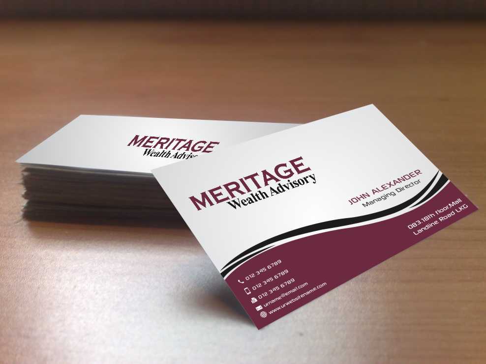 Business Card Design by szabist for this project | Design #4808453