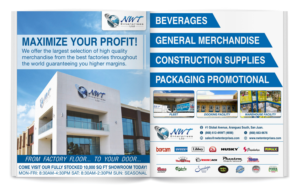 Advertisement Design by ALSADESIGN for NWT Enterprises Ltd. | Design #4808733