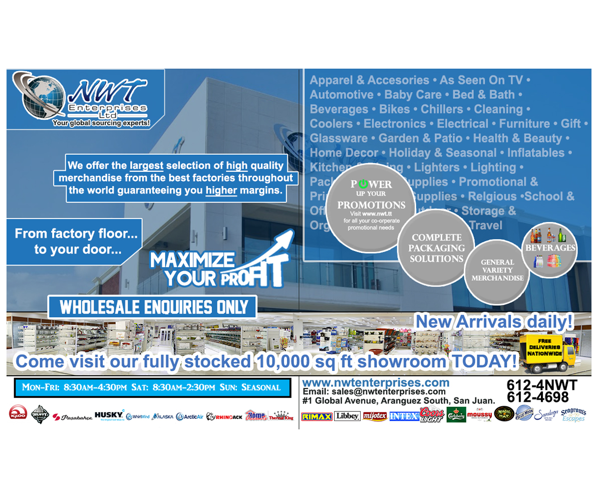 Advertisement Design by ali2023 for NWT Enterprises Ltd. | Design #4803328