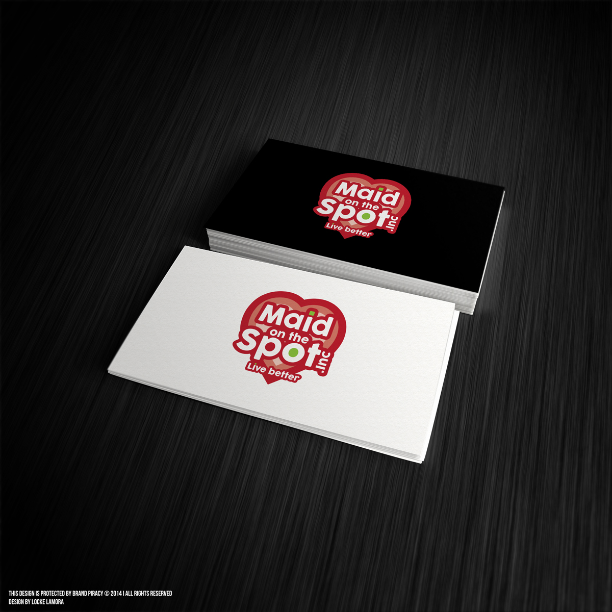 Logo Design by Locke+ for maid on the spot inc | Design #4862464