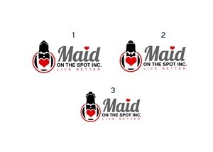 Logo Design by BehindSymbols for maid on the spot inc | Design: #4852179
