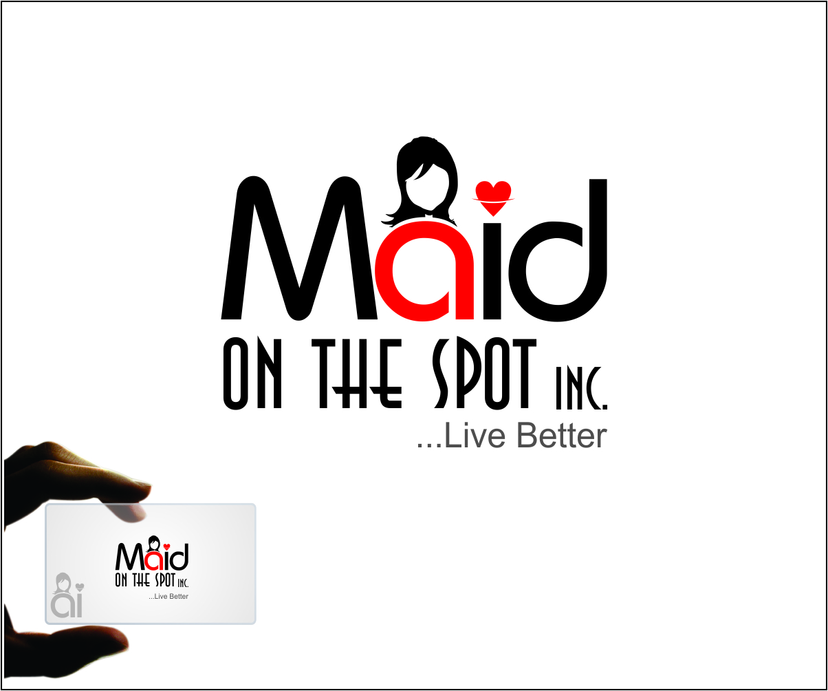 Logo-Design von Shreyas Arts für maid on the spot inc | Design #4804363