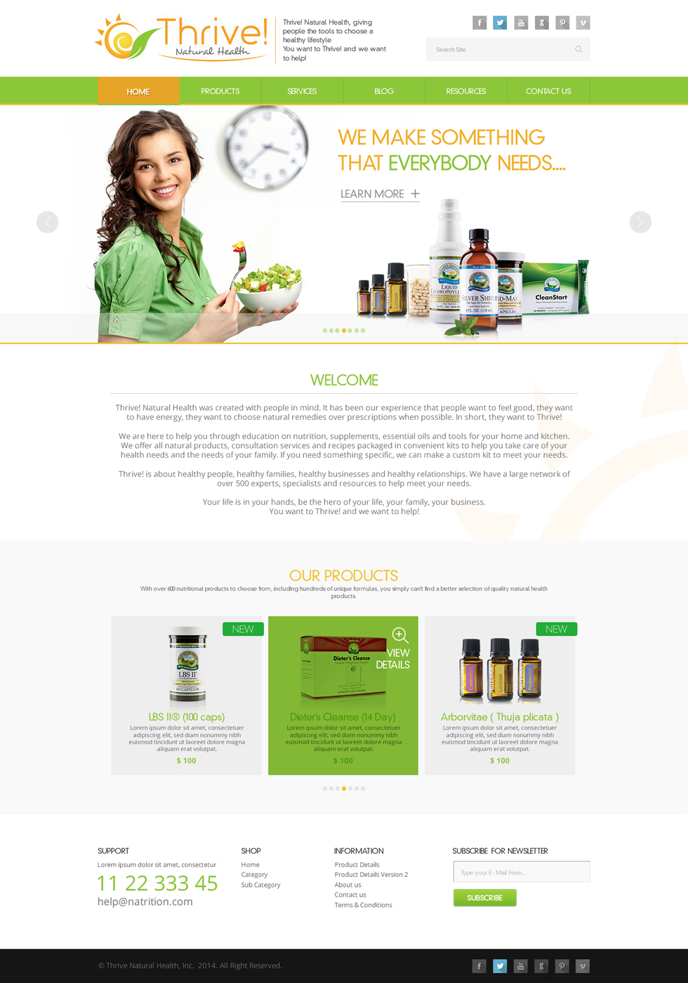 Graphic Design by A.D.S for Thrive Natural Health | Design #4878423