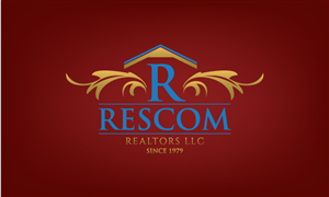 Rescom Realtors LLC ( this is short for residential & commerical realtors)  | Logo and Business Card Design by XZen