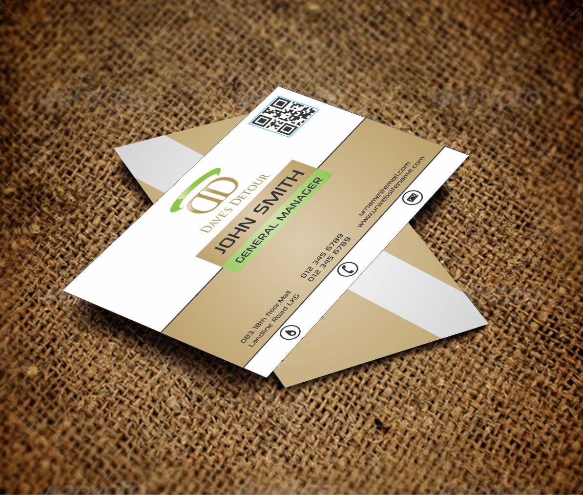 Diseño de Tarjeta de Presentación por AwsomeD para Dave''''s Detour, LLC | Diseño #4802431