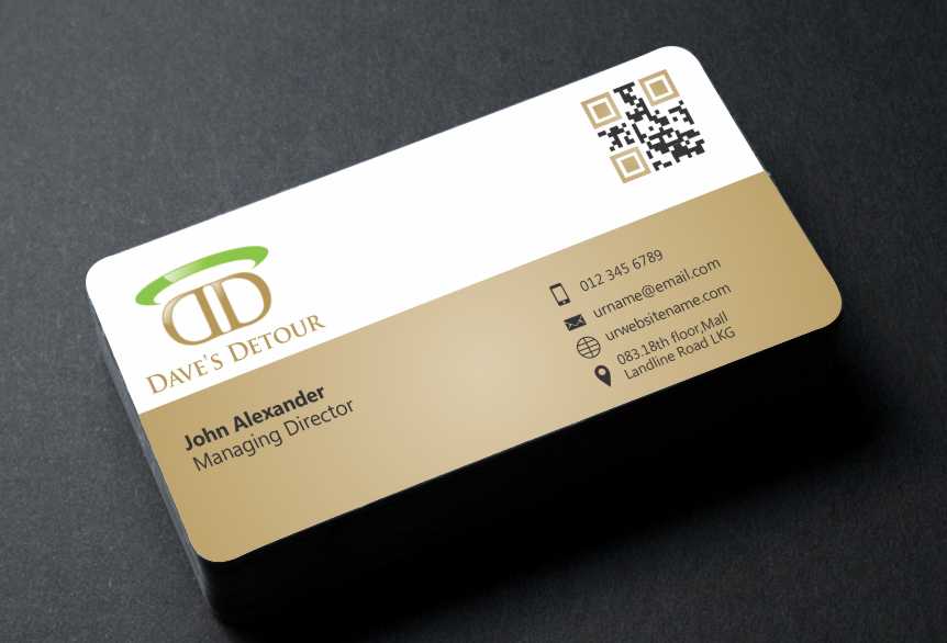 Diseño de Tarjeta de Presentación por AwsomeD para Dave''''s Detour, LLC | Diseño #4802437