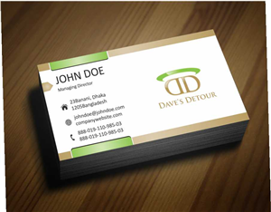 Business Card Design by AwsomeD for Dave''''s Detour, LLC | Design: #4802442