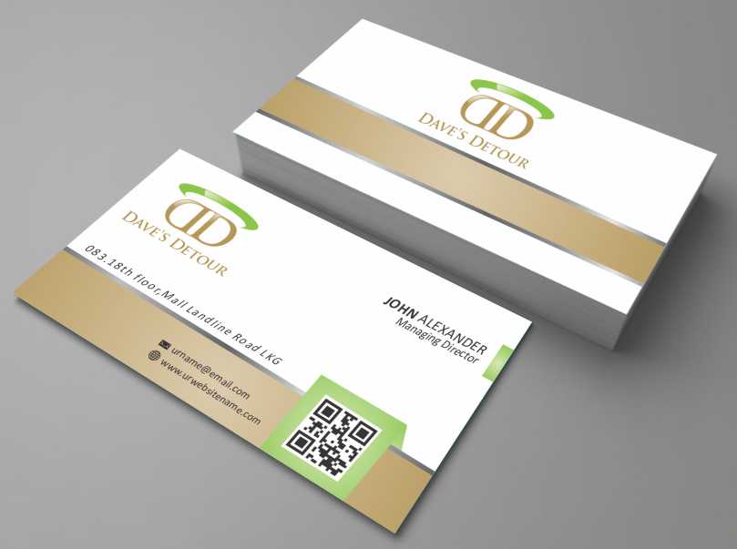 Business Card Design by AwsomeD for Dave''''s Detour, LLC | Design #4802443