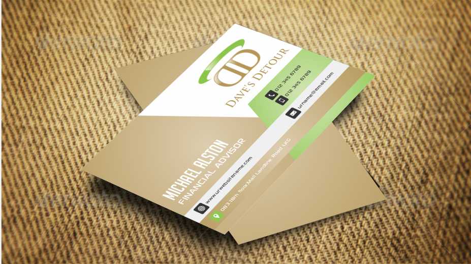 Diseño de Tarjeta de Presentación por AwsomeD para Dave''''s Detour, LLC | Diseño #4802456