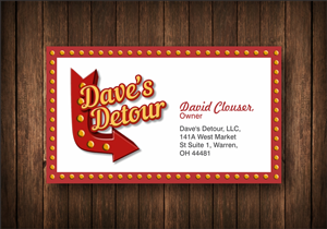 Design de Carte de Visite par cb1318 pour Dave''''s Detour, LLC | Design : #4831122