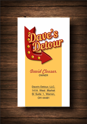 Design de Carte de Visite par cb1318 pour Dave''''s Detour, LLC | Design : #4831194