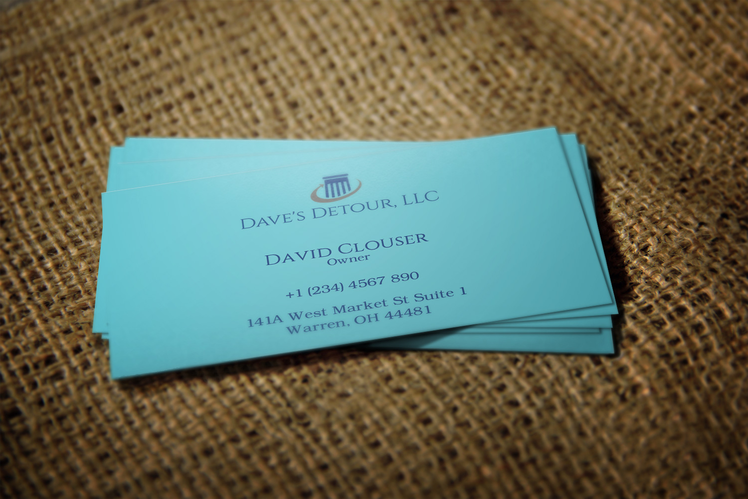 Business Card Design by Lanka Ama for Dave''''s Detour, LLC | Design #4801090
