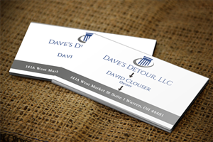 Design de Carte de Visite par Lanka Ama pour Dave''''s Detour, LLC | Design : #4801092
