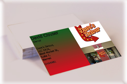 Business Card Design by Chamila for Dave''''s Detour, LLC | Design #4831110