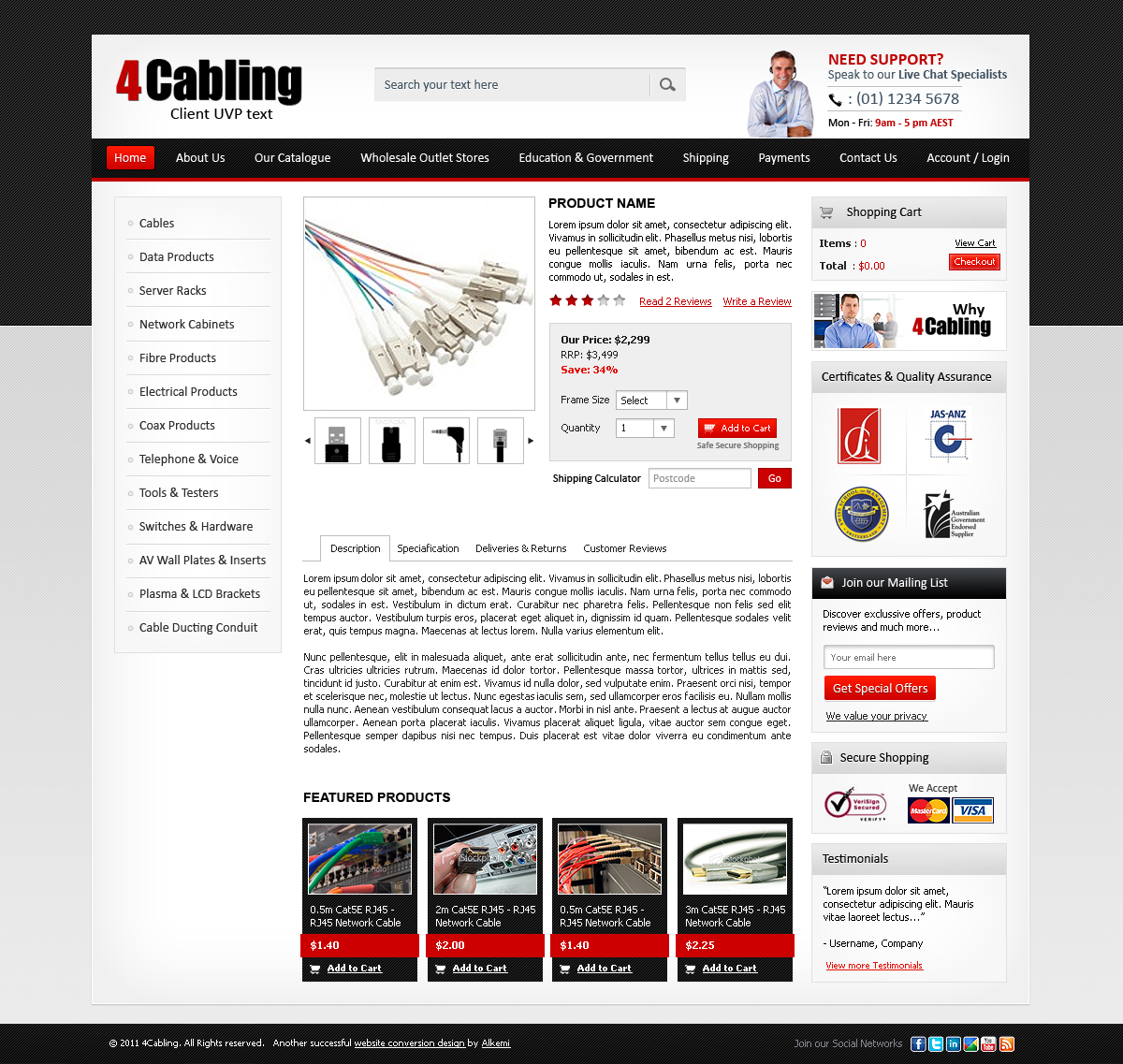 Web Design par James pour Alkemi International Pty Ltd | Design #239221