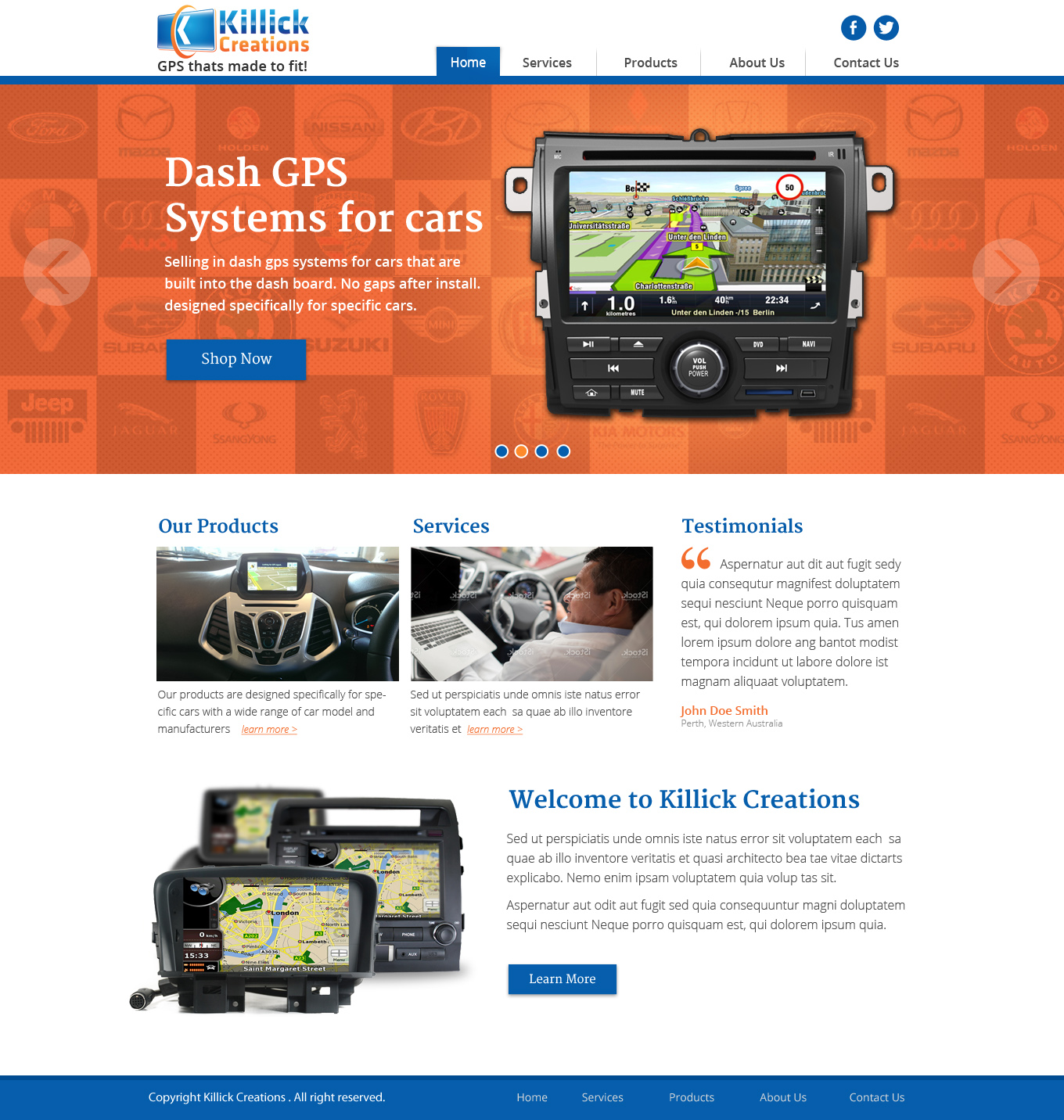 Web Design by Nelsur for Killick Creations | Design #4861651