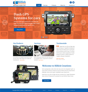 Web Design by Nelsur for Killick Creations | Design: #4861651