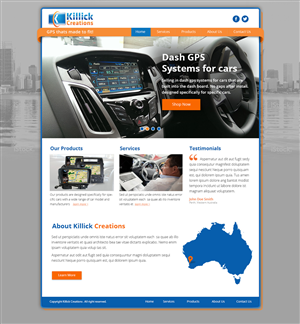 Web Design by Nelsur for Killick Creations | Design: #4907595
