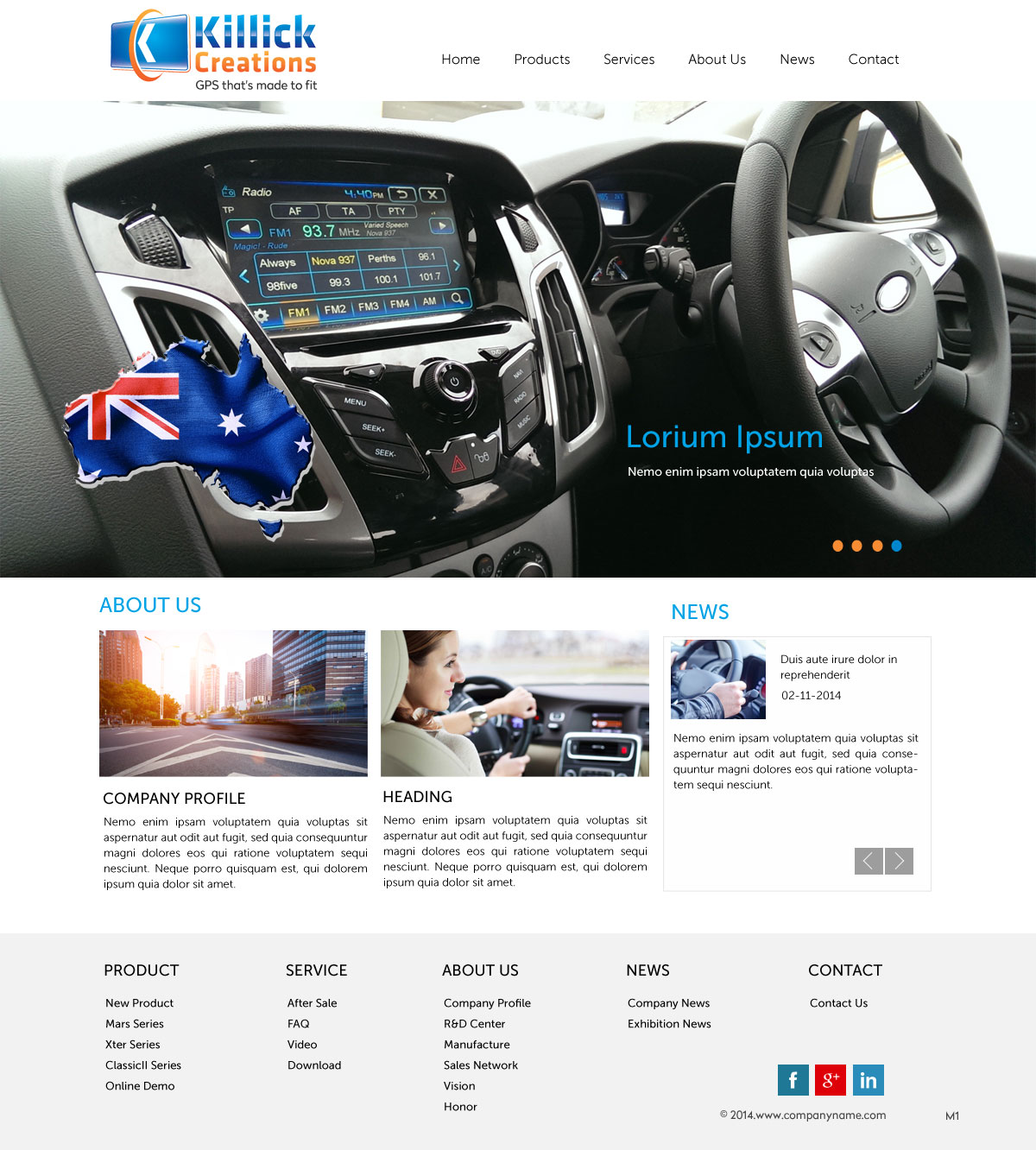 Web Design by pb for Killick Creations | Design #4870586