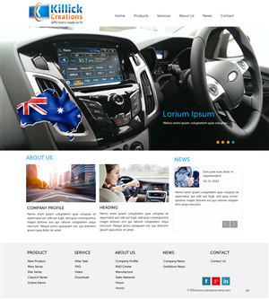 Web Design by pb for Killick Creations | Design: #4870586