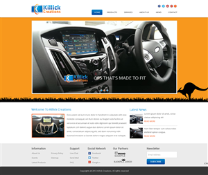 Web Design by pb for Killick Creations | Design: #4870592