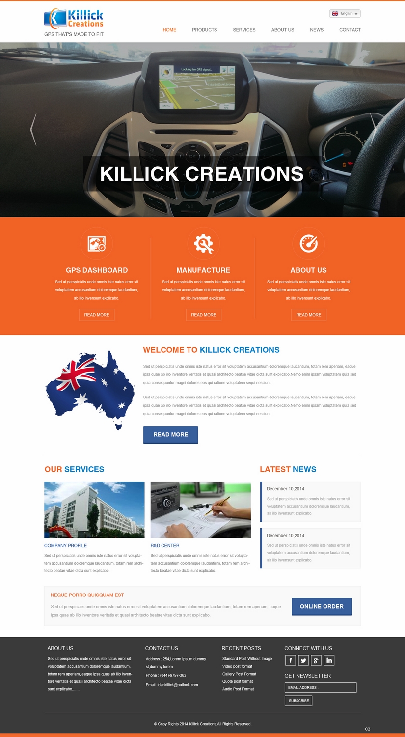 Web Design by pb for Killick Creations | Design #4870593