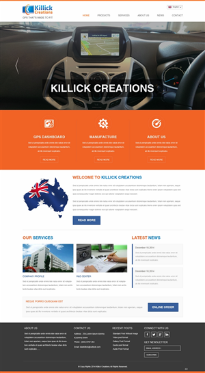 Web Design by pb for Killick Creations | Design #4870593