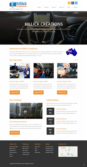 Web Design by pb for Killick Creations | Design: #4870594