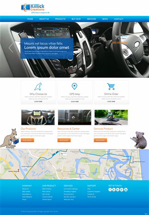 Web Design by pb for Killick Creations | Design: #4870597
