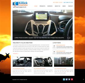 Web Design by pb for Killick Creations | Design: #4870599