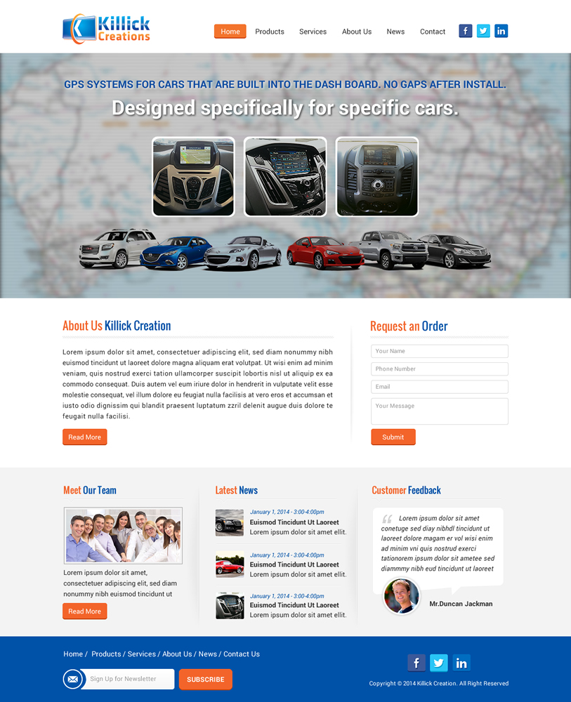 Web Design by Sbss for Killick Creations | Design #4872805