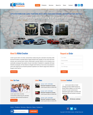Web Design by Sbss for Killick Creations | Design: #4872805