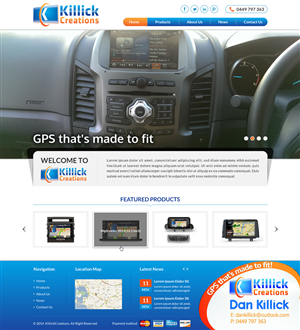 Web Design by Sbss for Killick Creations | Design: #4872806
