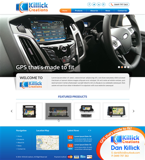 Web Design by Sbss for Killick Creations | Design: #4872818