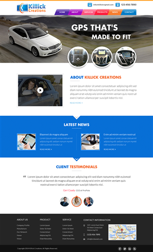 Web Design by Sbss for Killick Creations | Design: #4872819