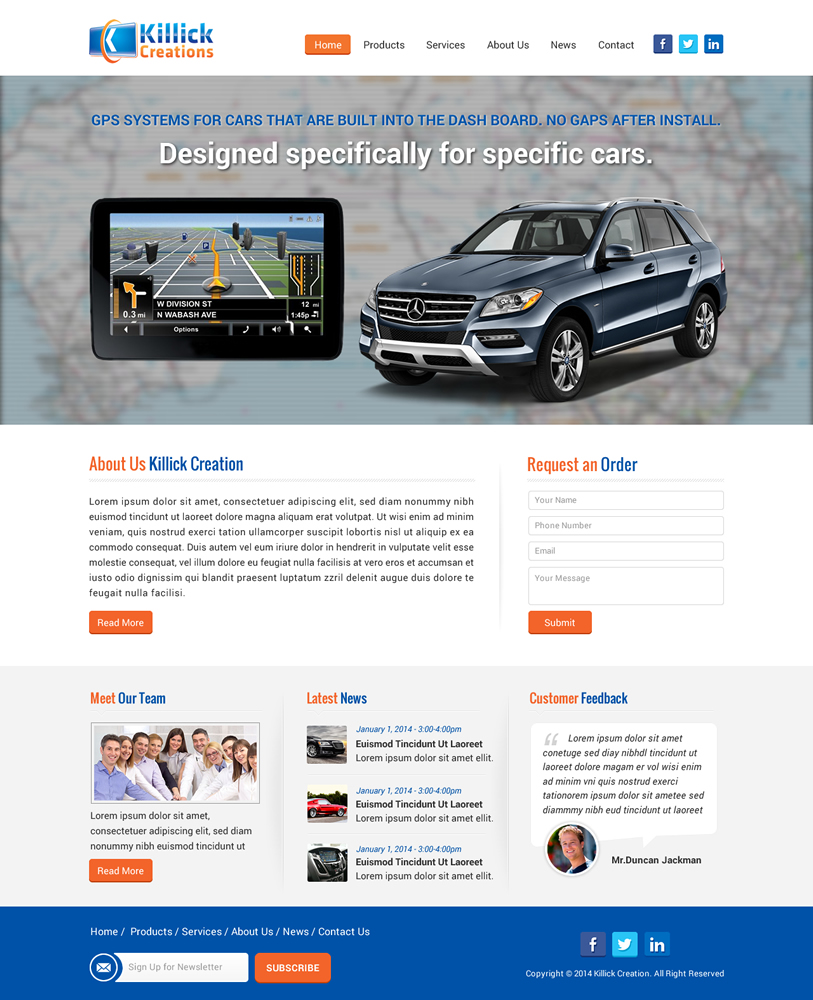 Web Design by Sbss for Killick Creations | Design #4872822