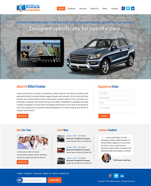Web Design by Sbss for Killick Creations | Design: #4872822