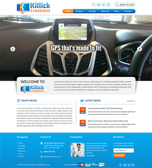 Web Design by Sbss for Killick Creations | Design: #4872837