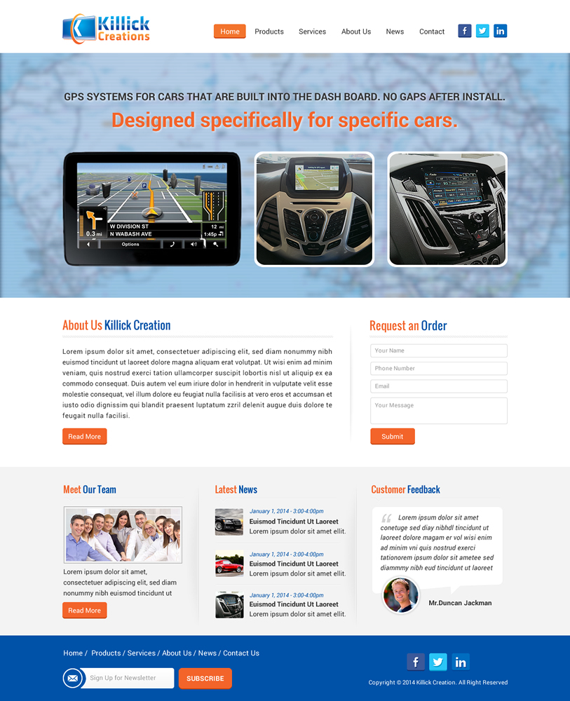 Web Design by Sbss for Killick Creations | Design #4872843