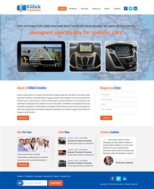 Web Design by Sbss for Killick Creations | Design: #4872843